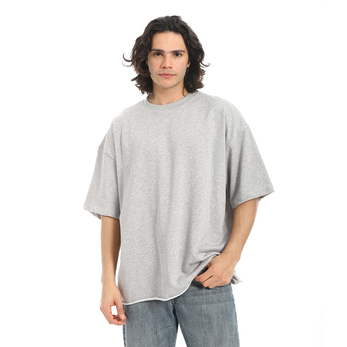 Red Circle - Oversized T-shirt, round neck, on the eagle, Orly for - Men