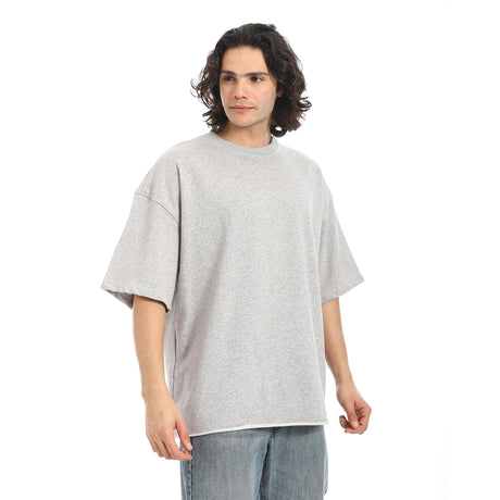Red Circle - Oversized T-shirt, round neck, on the eagle, Orly for - Men