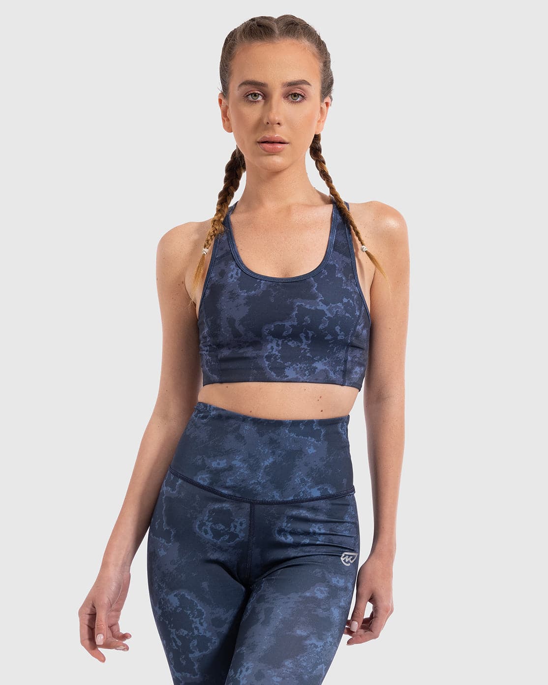 Lava Print Padded Sports Bra
