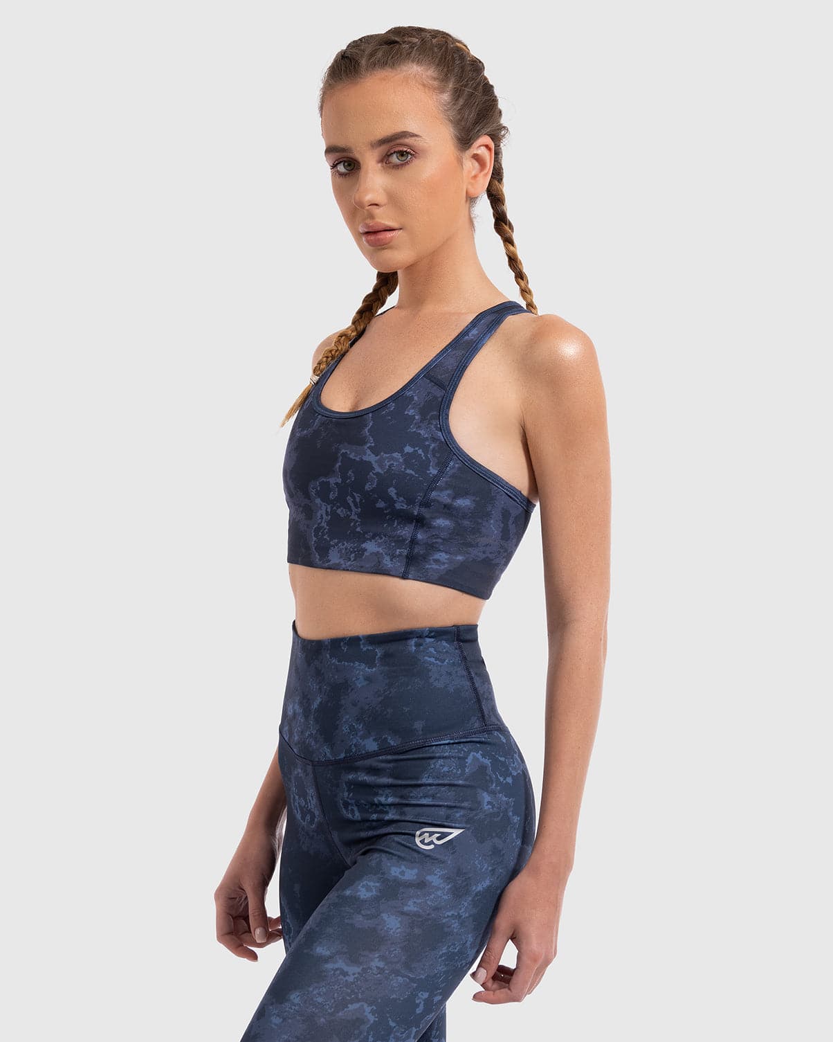 Lava Print Padded Sports Bra