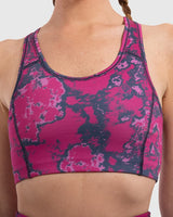 Lava Print Padded Sports Bra