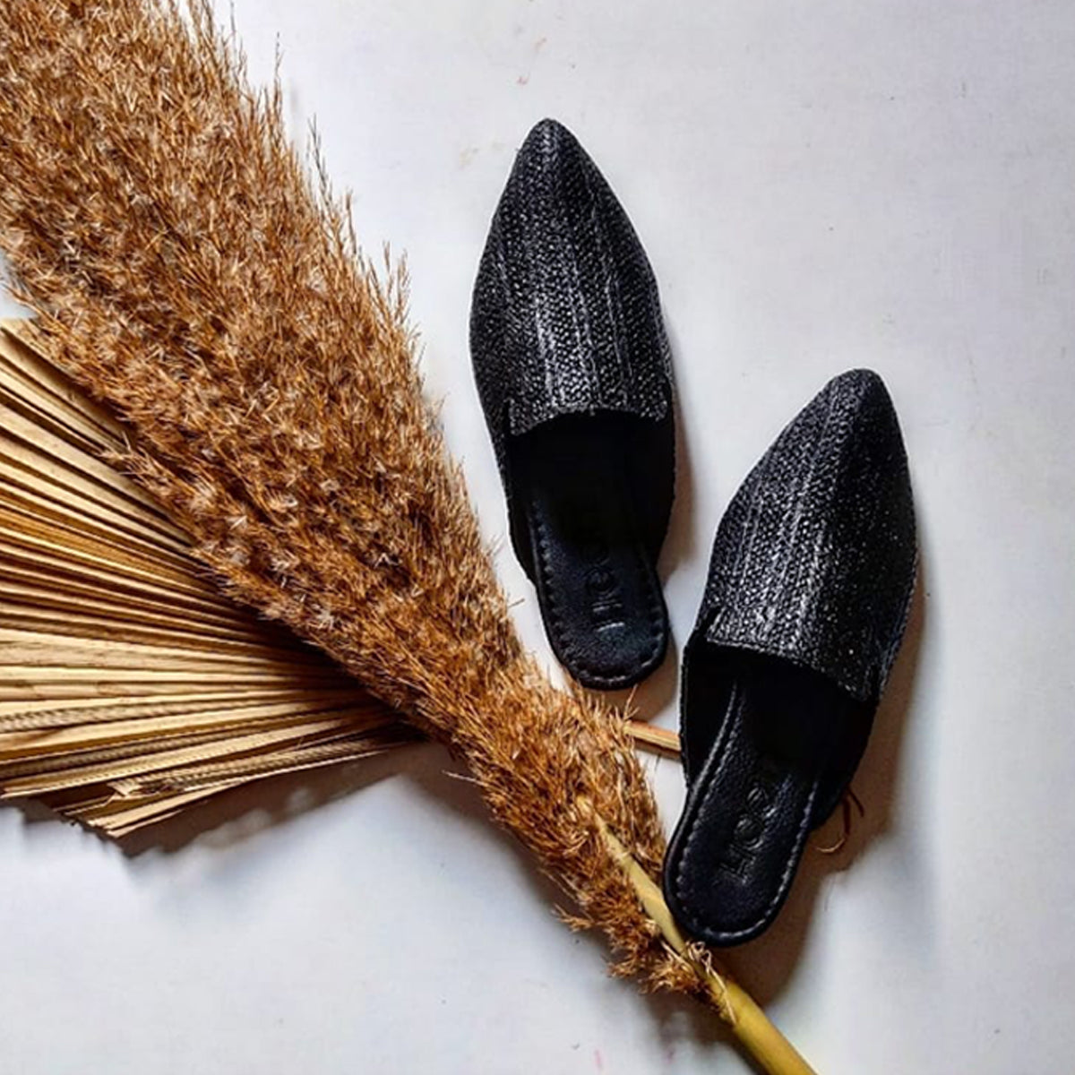 Hoolt - Mules burlap for women