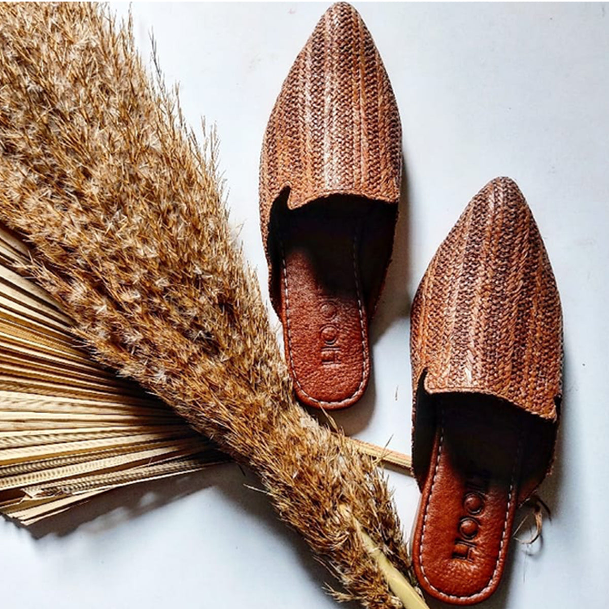 Hoolt - Mules burlap for women