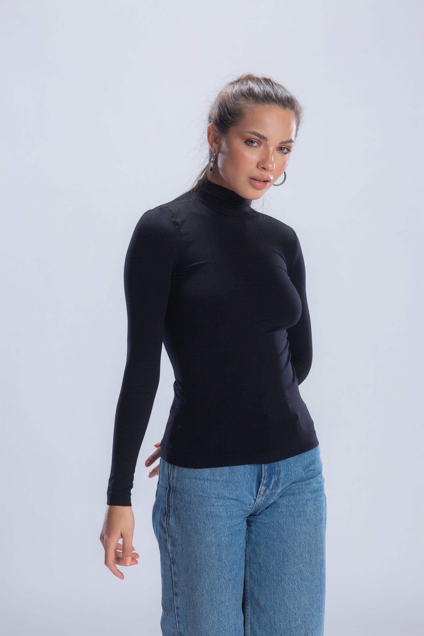 Microfiber Long Sleeves Top