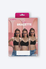 Carina -Microfiber Seamless Bralette (Pack of 3)