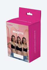 Carina -Microfiber Seamless Bralette (Pack of 3)