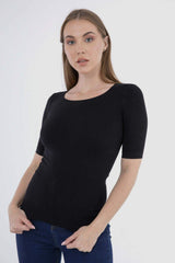 Microfiber Short Sleeve Top
