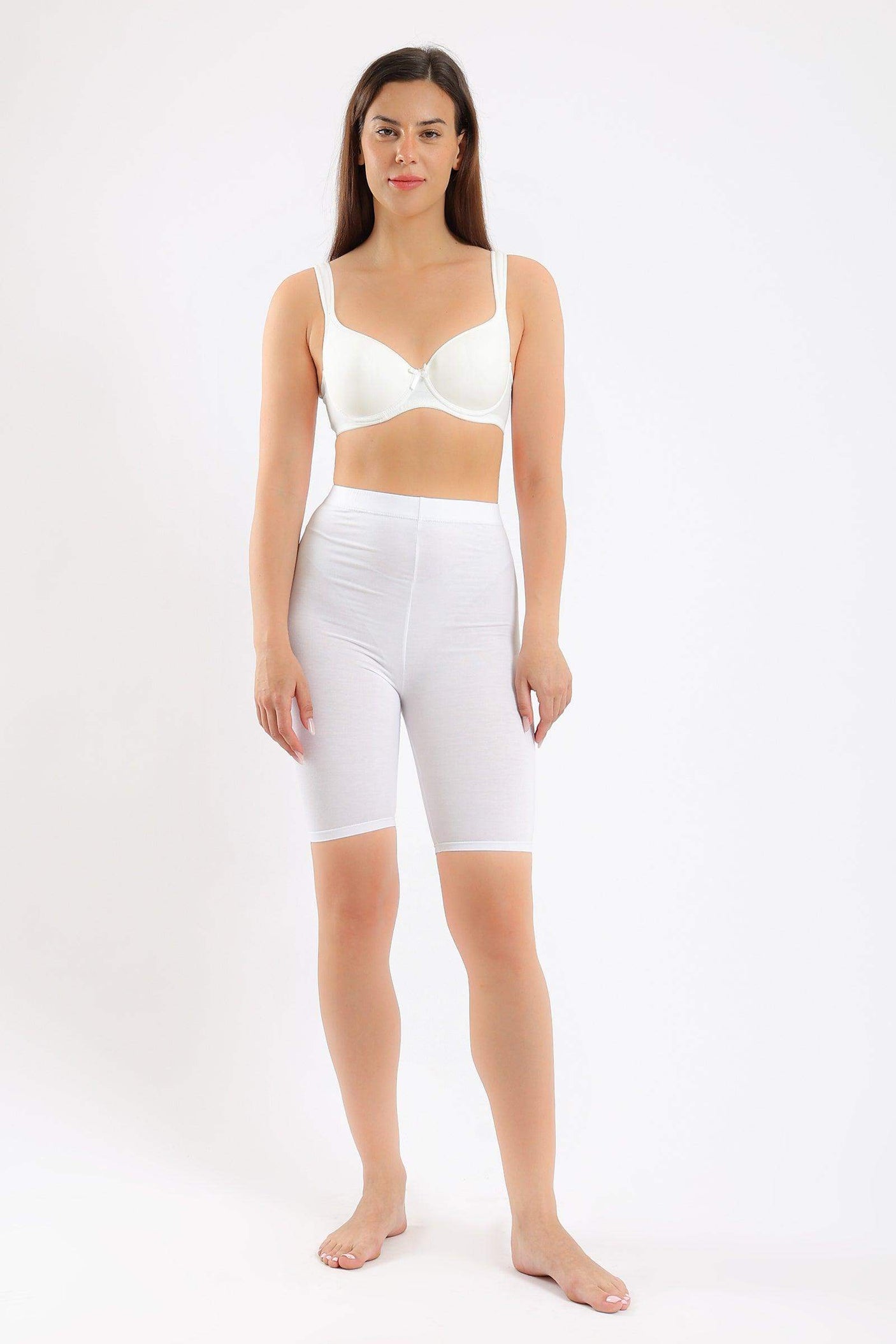 Mid Thigh Slim Shorts
