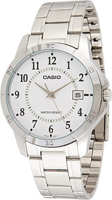 CASIO - Watch for Men MTP-V004D-7BUDF Analog Metal Silver
