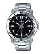 CASIO - Watch for Men MTP-VD01D-1EVUDF Analog Metal Black