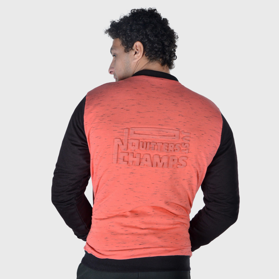 champs land - "No quitters just champs" Baseball Jacket