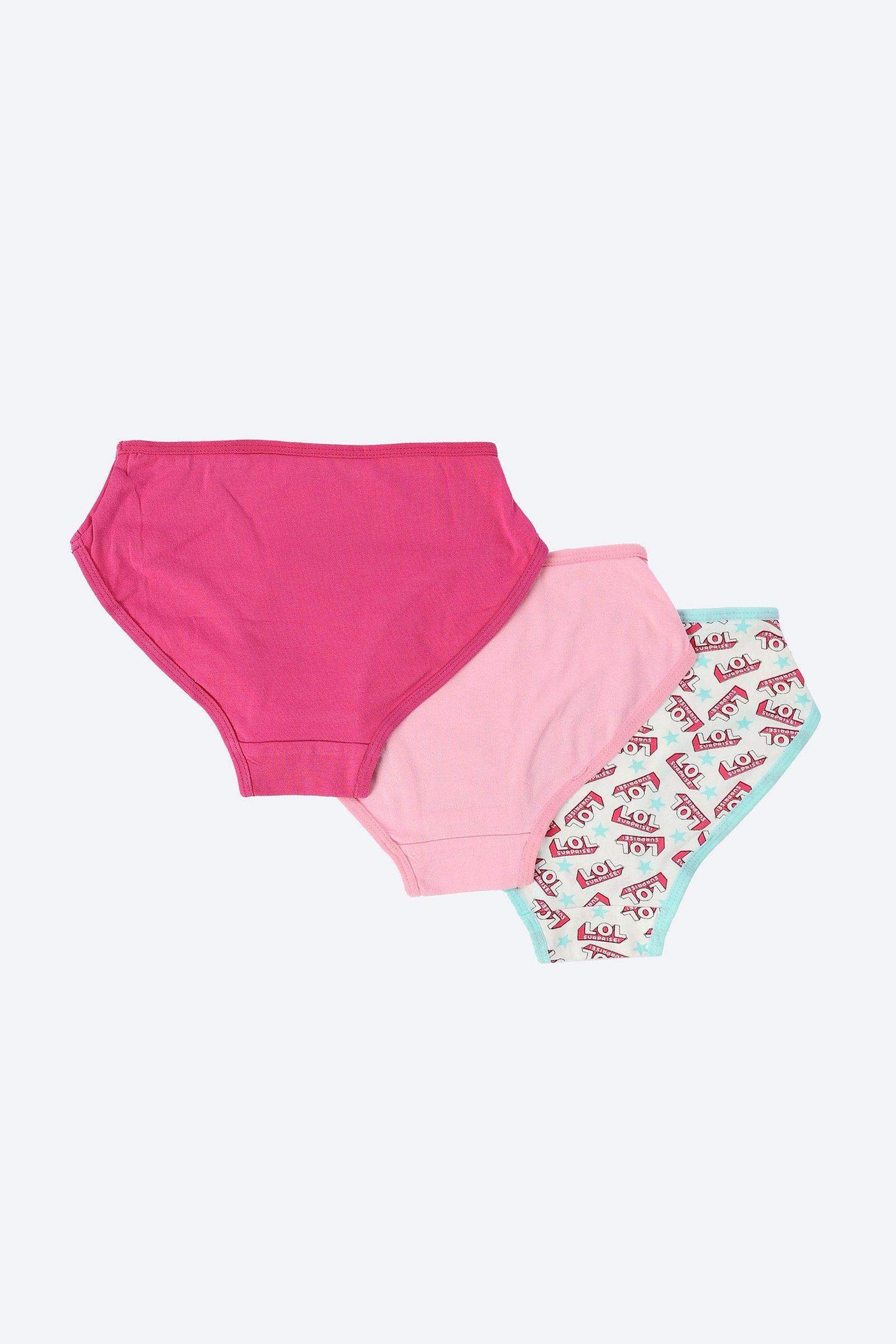 Carina -Pack of 3 Girly Brief Panties