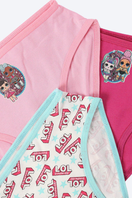Carina -Pack of 3 Girly Brief Panties