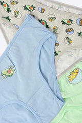 Carina -Pack of 3 Printed Brief Panties
