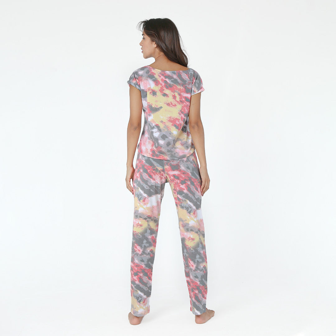 champs land - Tie and dye pajama Set