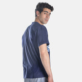 Champs Land - Palm leaves short sleeved pocketed T-shirt