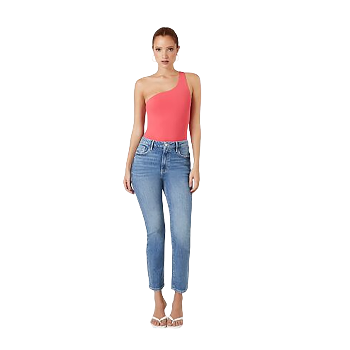 Forever 21 - High-Rise Straight Jeans - Sold by FIG
