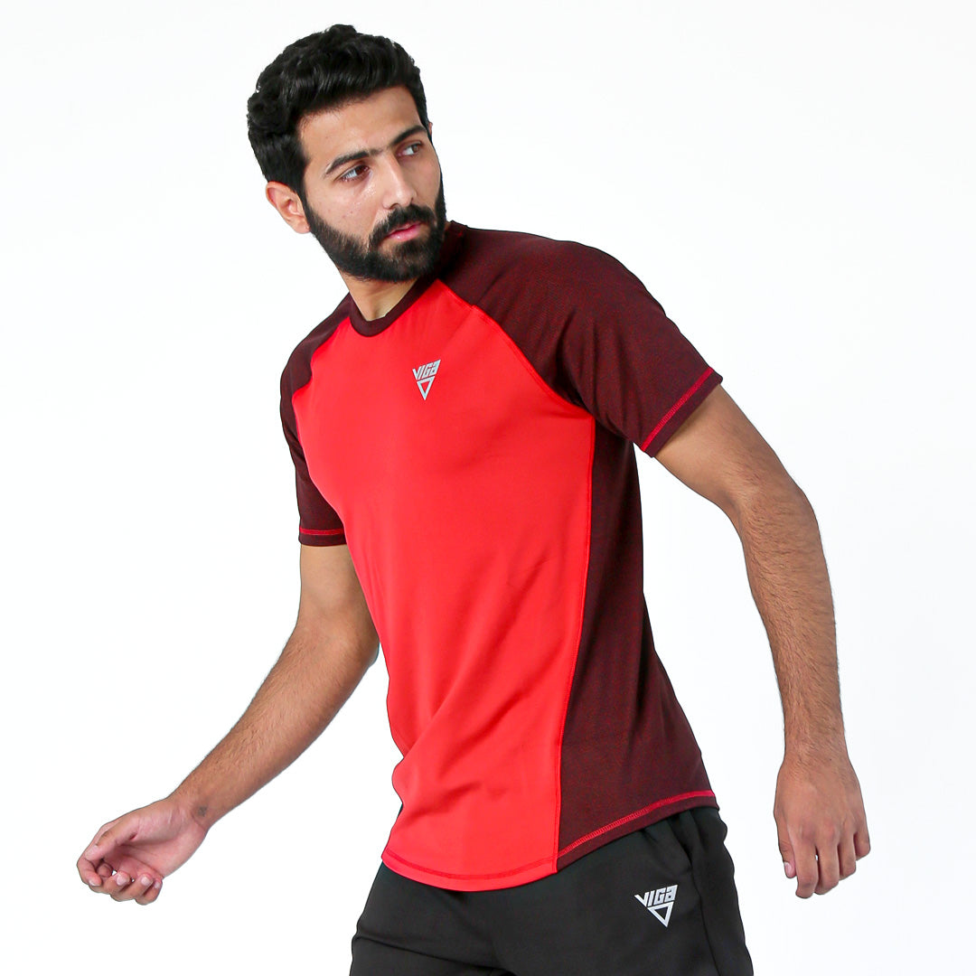 champs land - Double face Performance t-shirt - Fire Red