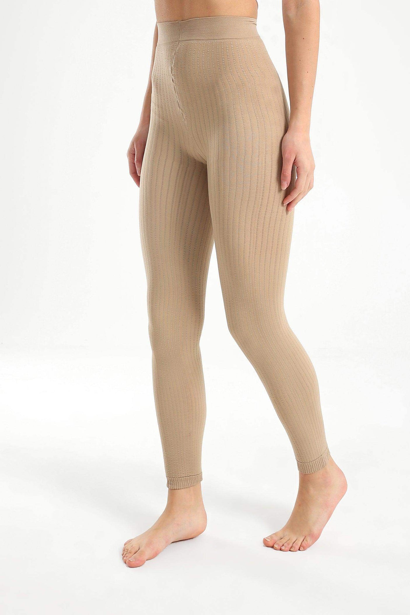 Carina -Ribbed High Rise Leggings