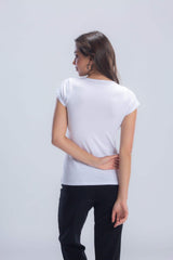 Round Neck Solid Top