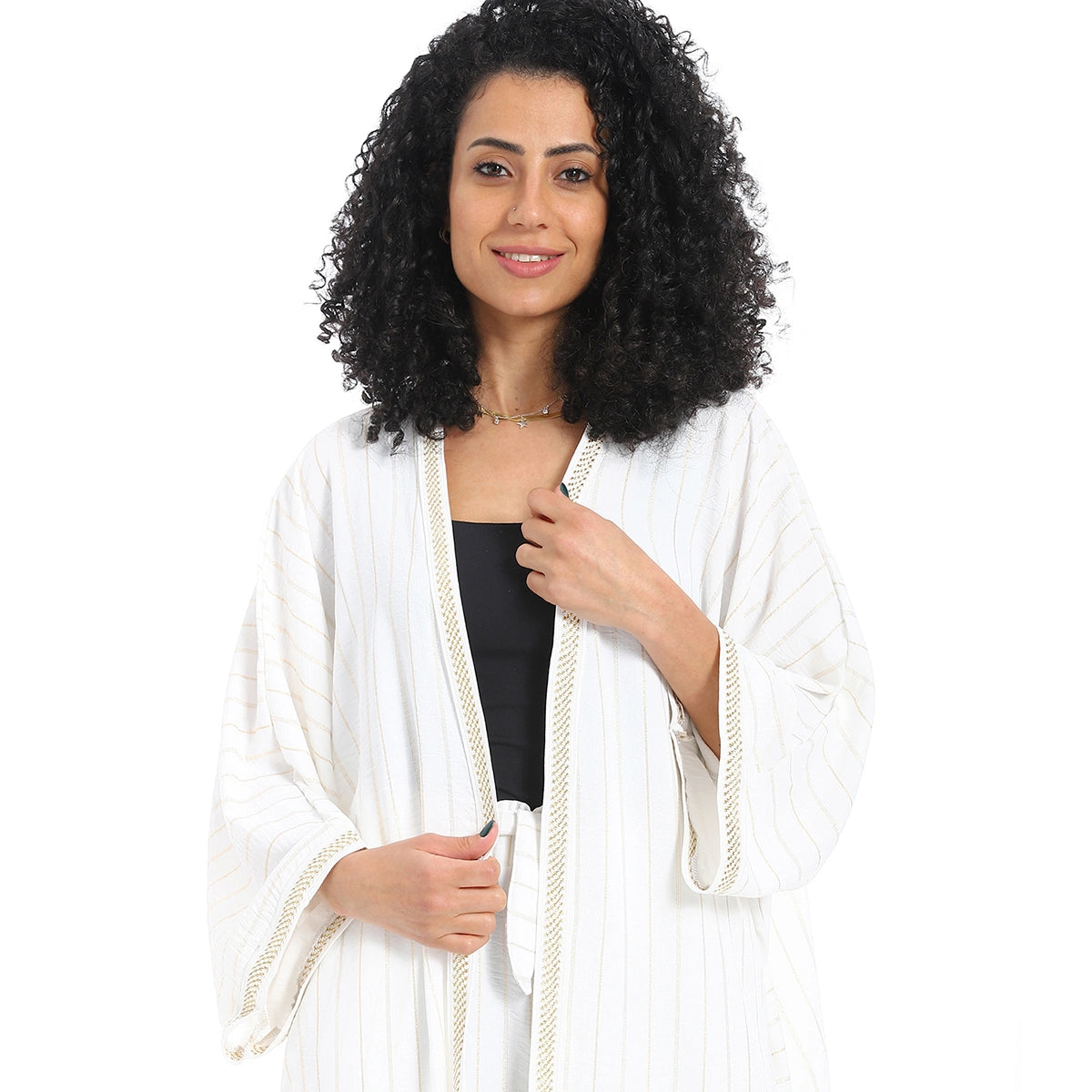 ريد سيركل - بدلة كيمونو مخططة للسيدات - للنساء