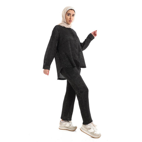 كادي - طقم قطعتين كاجوال للنساء