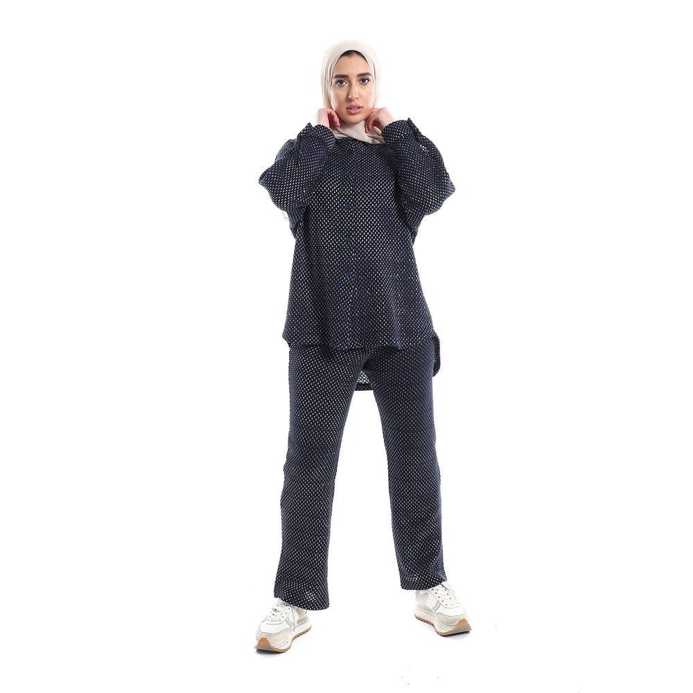 كادي - طقم قطعتين كاجوال للنساء