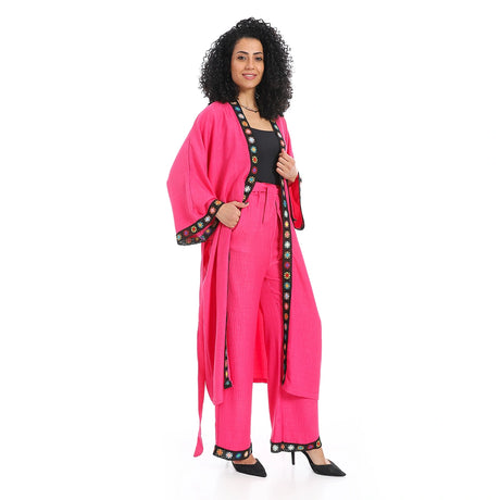 ريد سيركل - بدلة كيمونو نسائية سادة - للنساء