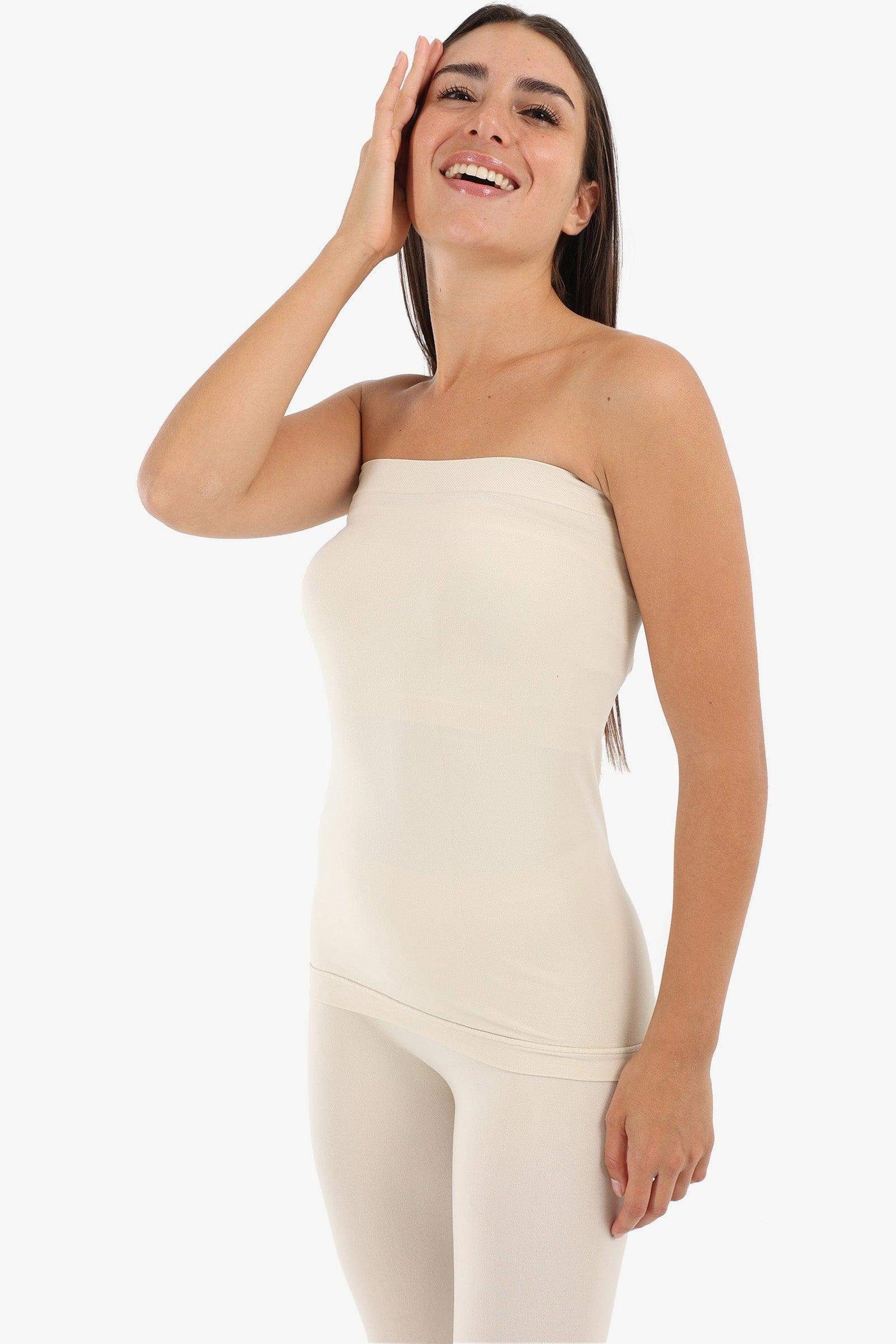 Seamless Strapless Tank Top