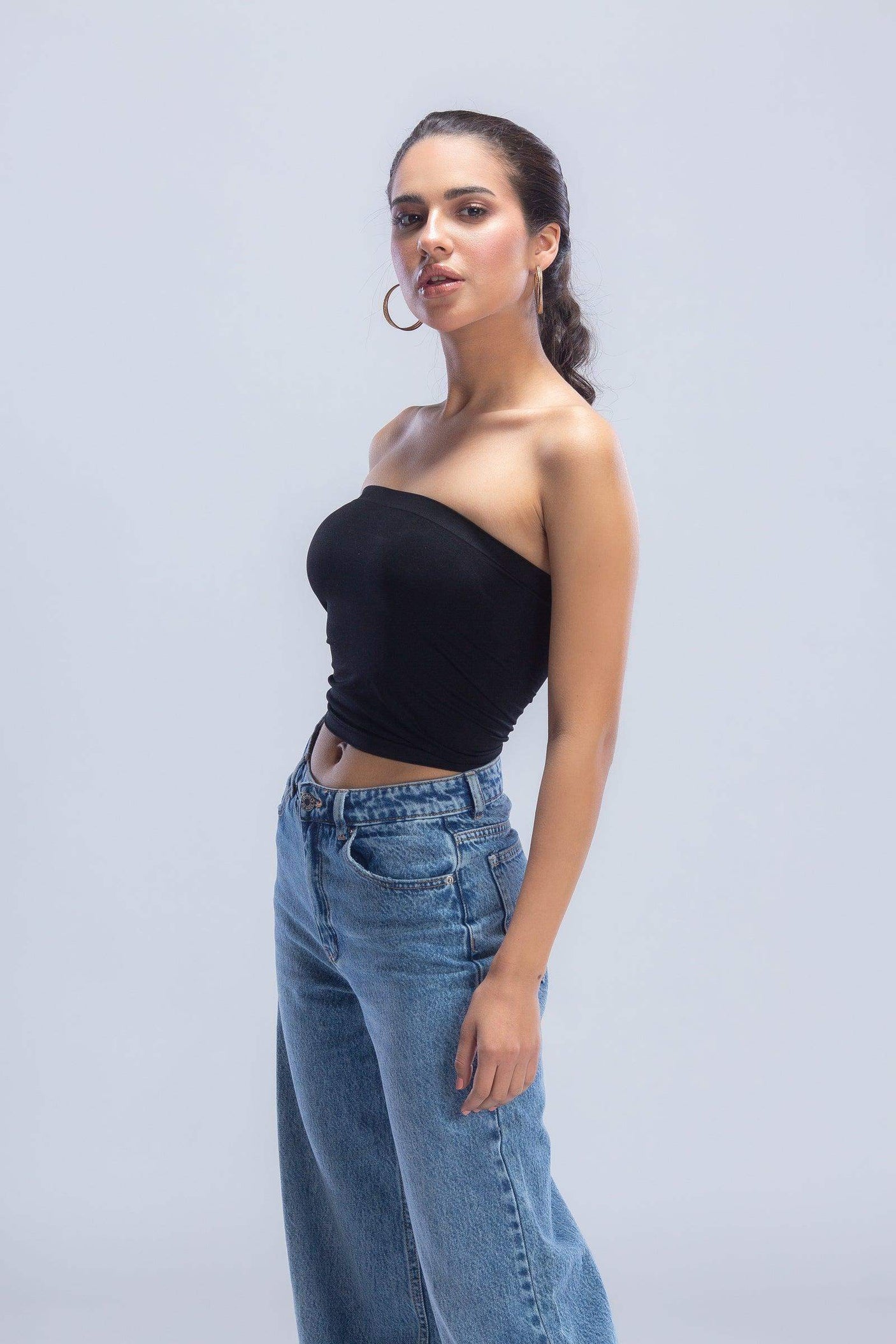 Seamless Strapless Tube Top