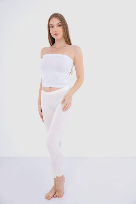 Seamless Strapless Tube Top