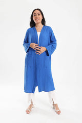 Carina -  Self Pattern Open Front Kimono