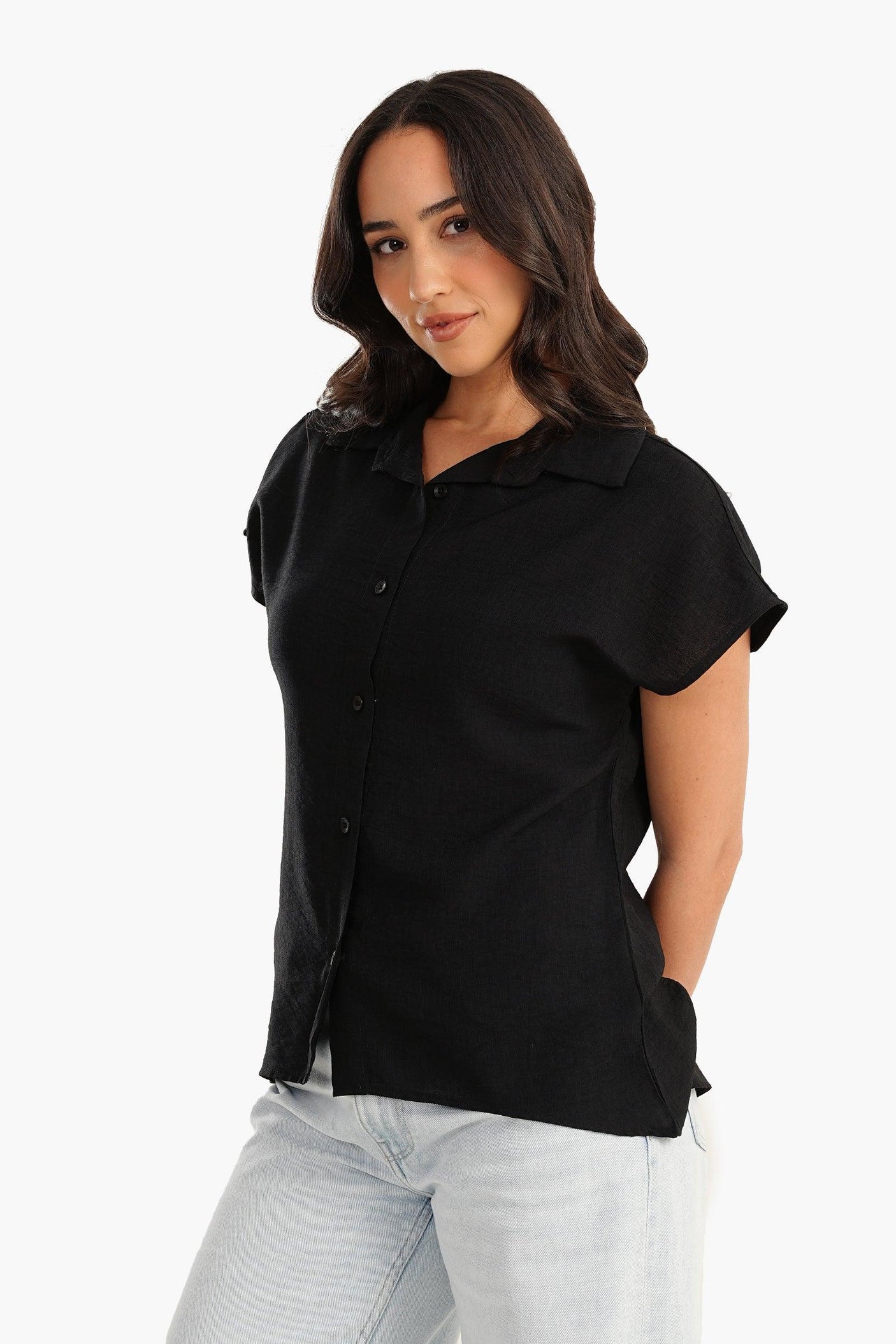 Carina -  Short Sleeves Lounge Shirt