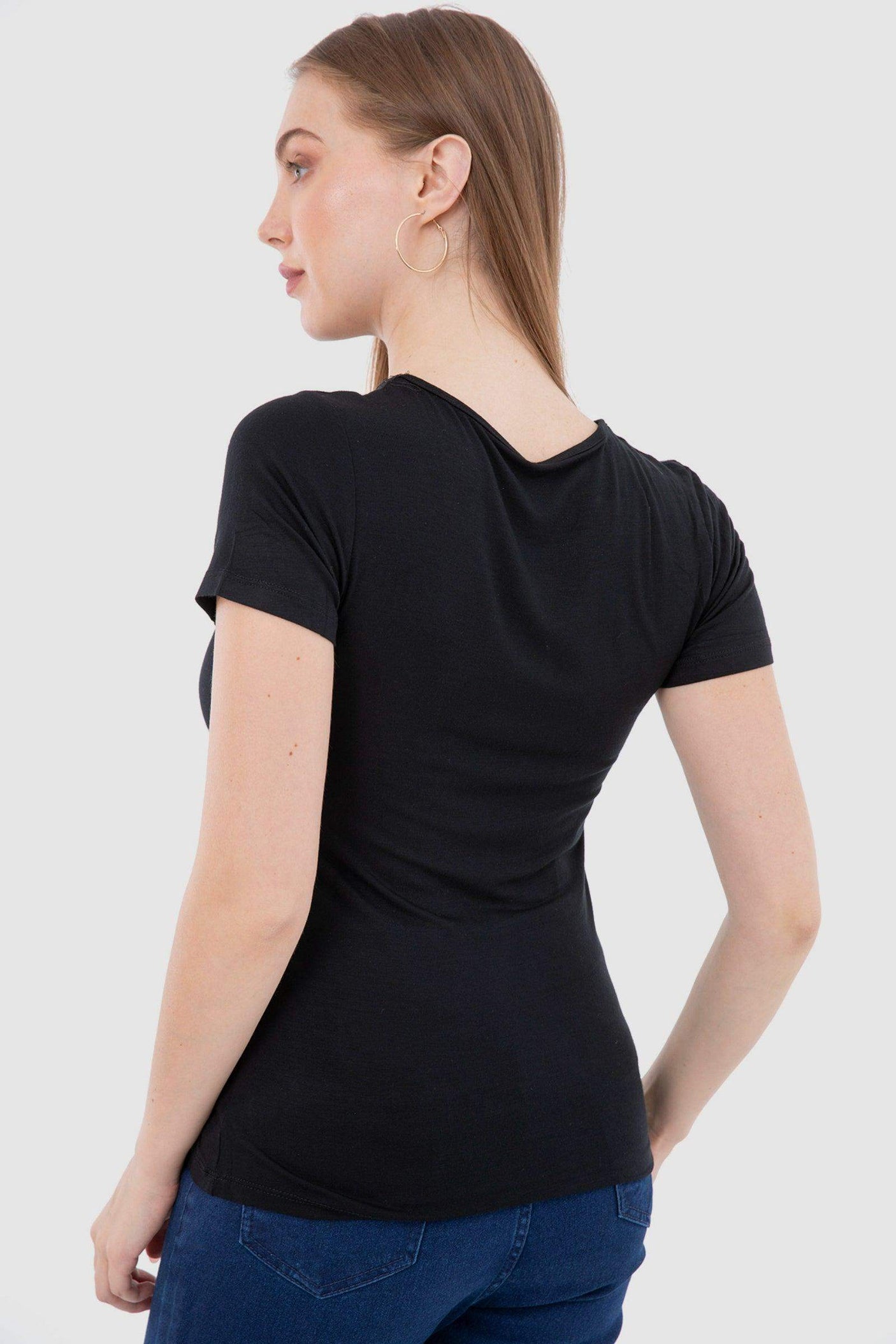 Short Sleeves Viscose Top