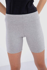 Slim Fit Cotton Leggings Short