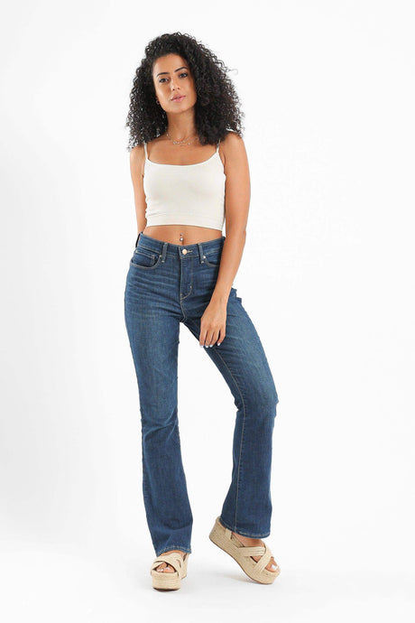 Carina -Spaghetti Straps Cropped Top