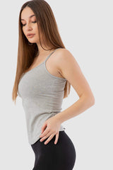 Spaghetti Straps Plain Tank Top
