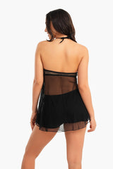 Carina -Tulle Babydoll with Lace