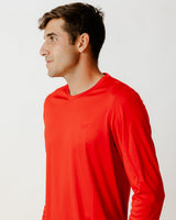 Embroidered long-sleeve T-shirt
