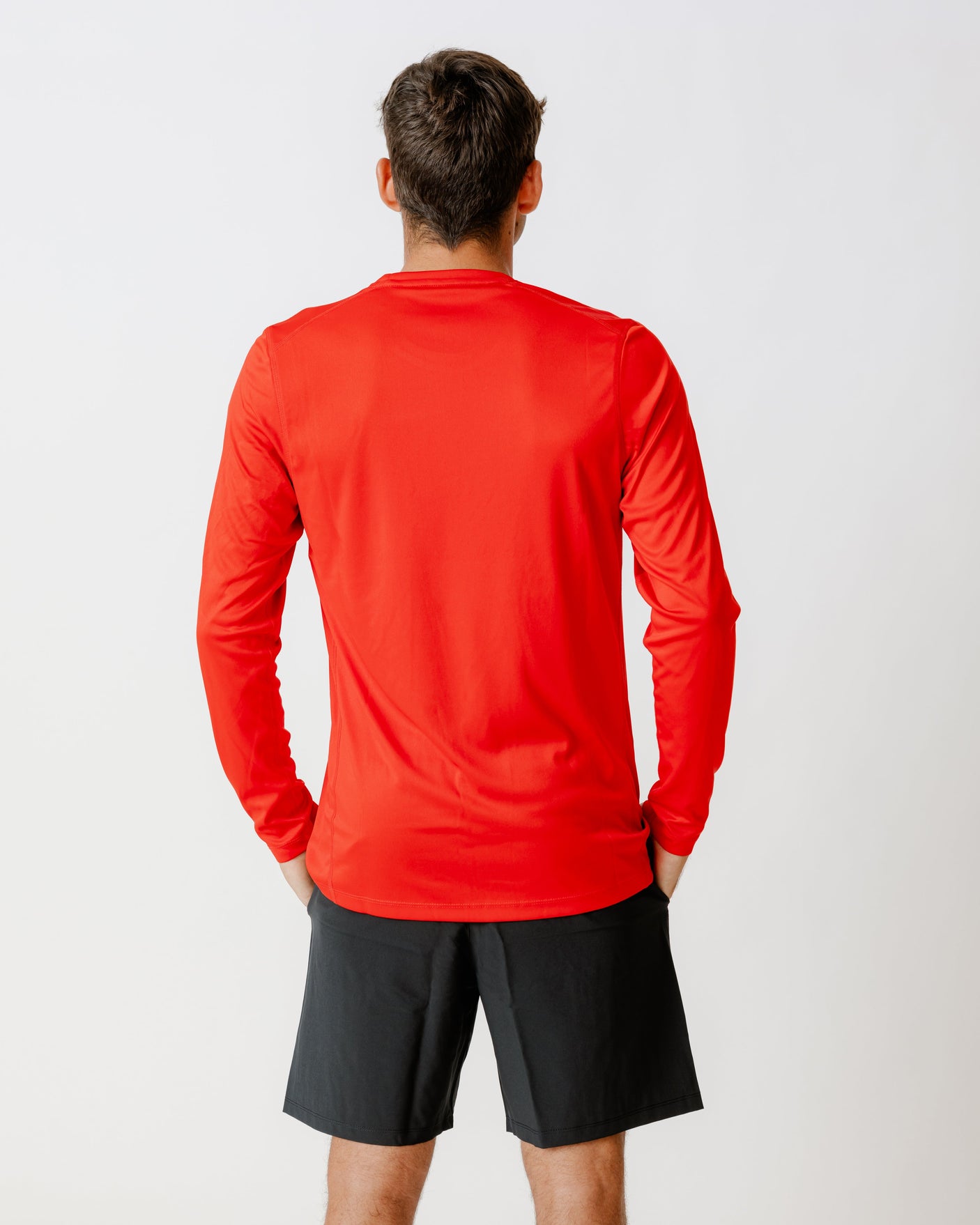 Embroidered long-sleeve T-shirt
