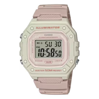 CASIO - Watch W-218HC-4A2VDF Digital Resin Band Pink