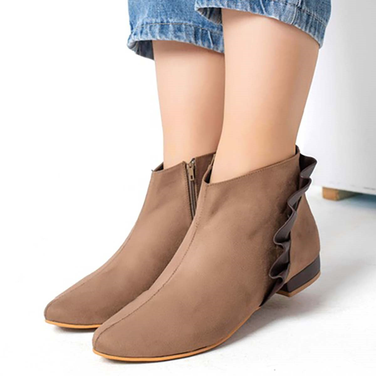 Izar - Half Boot with zipper closure