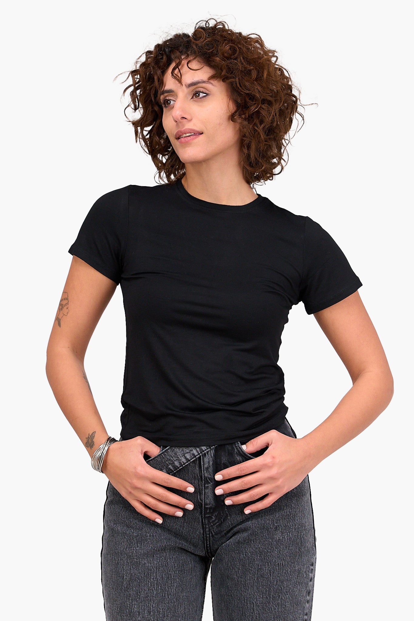 Basic Top with Short Sleeves