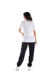 Carina -  White Cotton Lounge T-Shirt