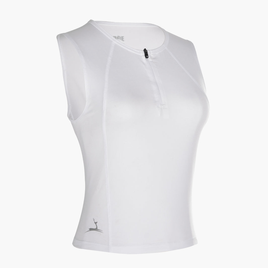 champs land - Doe quarter zipped tank top
