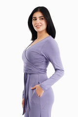 Carina -  Wrap Up Cotton Robe